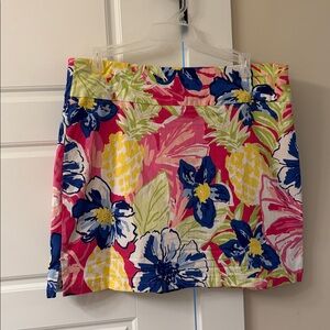 Rafaella Pink and Multicolor Floral Skort